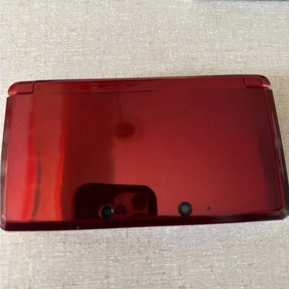 Nintendo DS Glossy Red Handheld Console with Game
